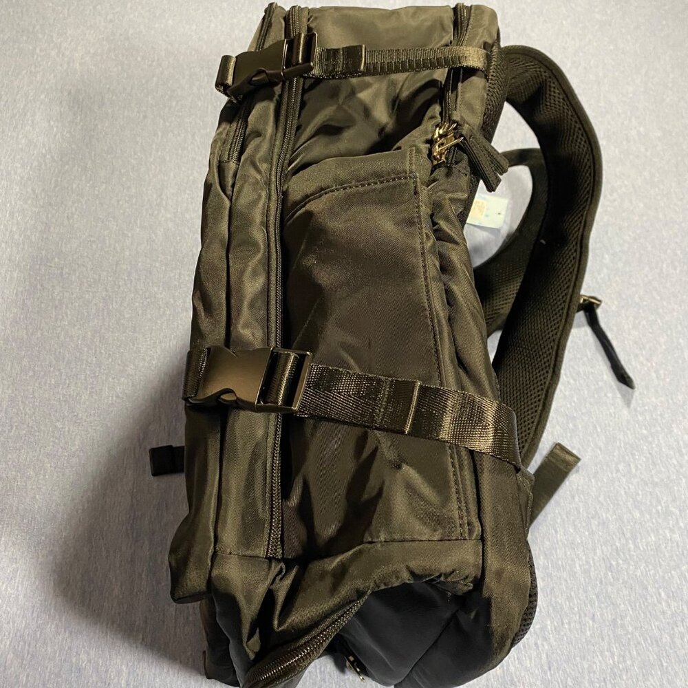 Durable Black Nylon Backpack With Multiple Pocket… - image 2